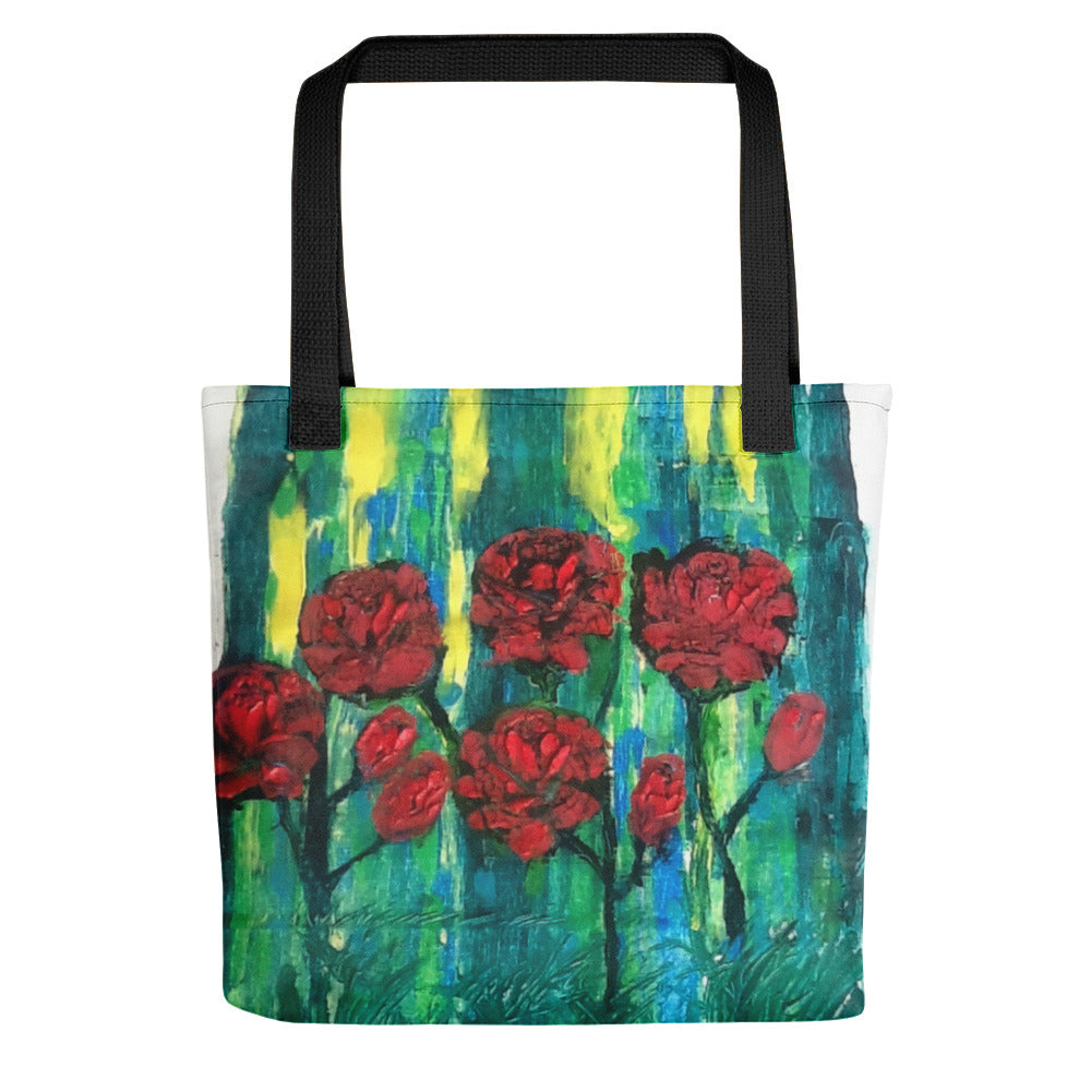 Designed Arty Bag Red Roses