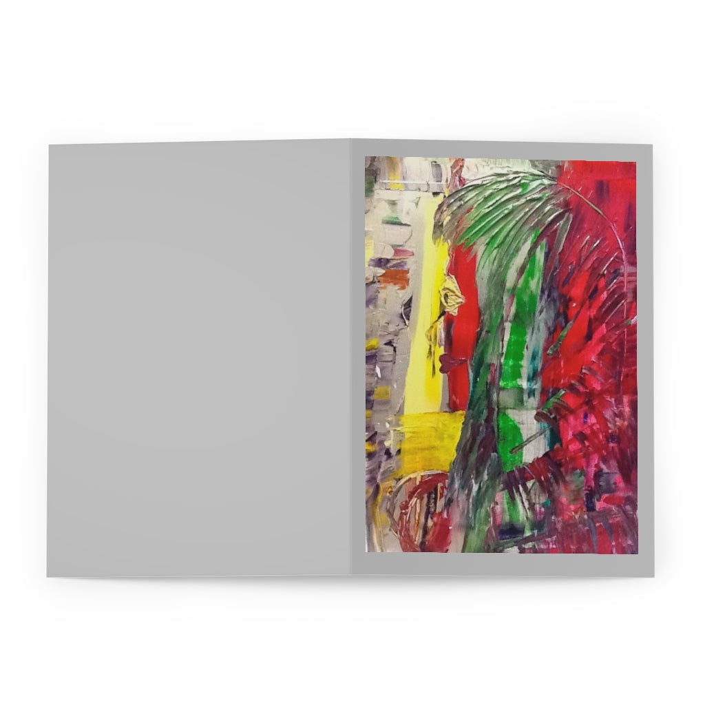 Royal Lady and her gard . Greeting Cards (5 Pack)