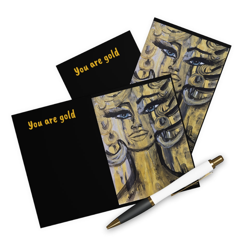 You are Gold Greeting Cards (5 Pack)