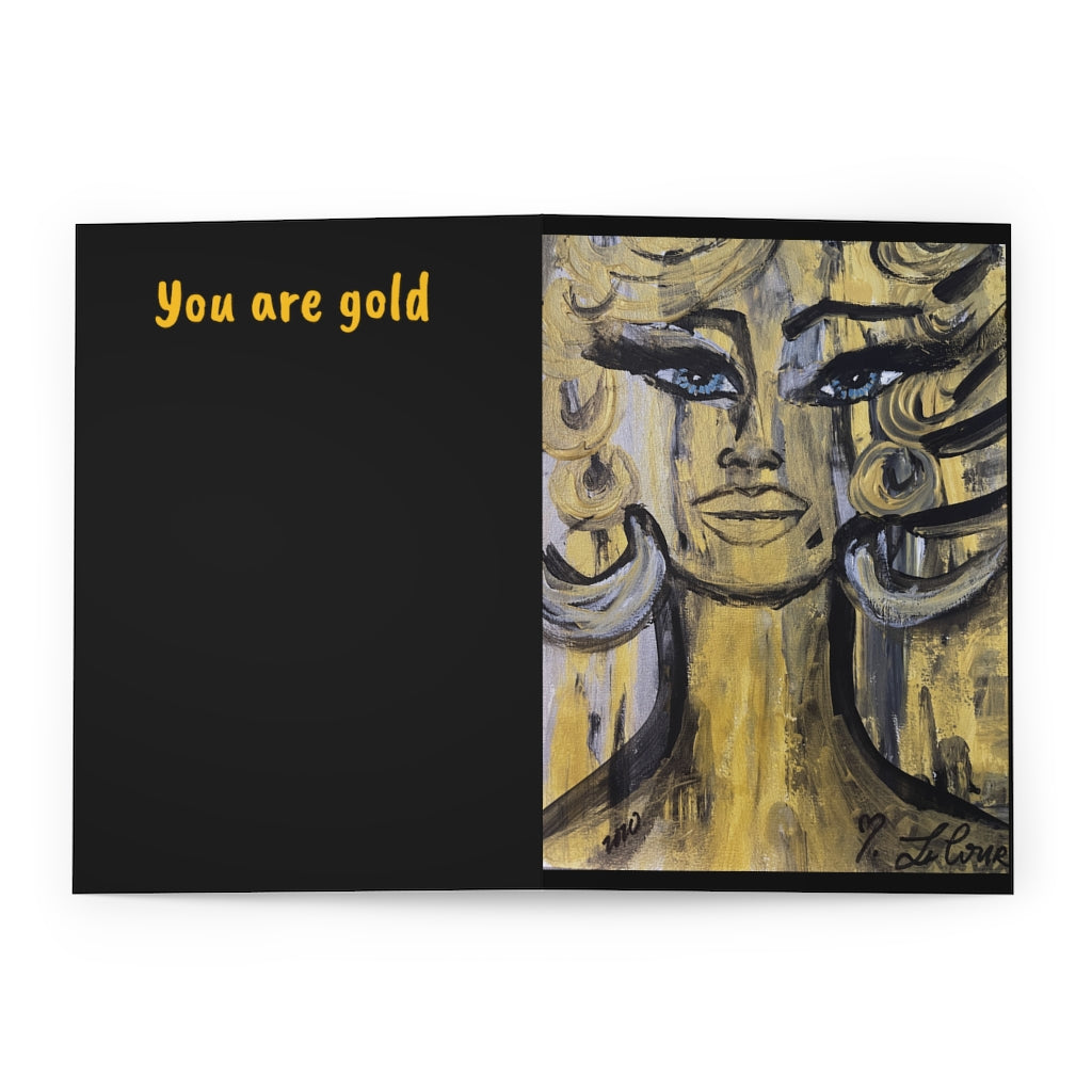 You are Gold Greeting Cards (5 Pack)