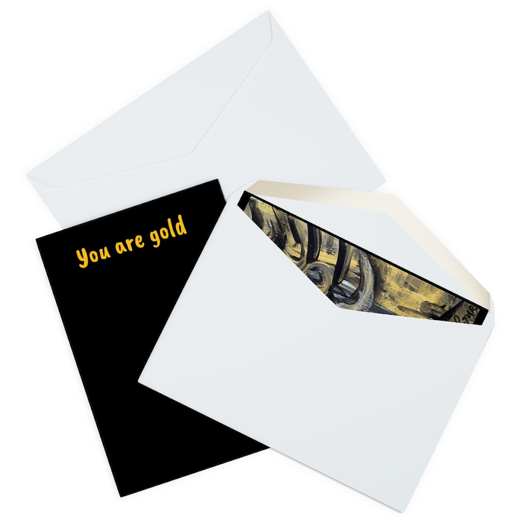 You are Gold Greeting Cards (5 Pack)