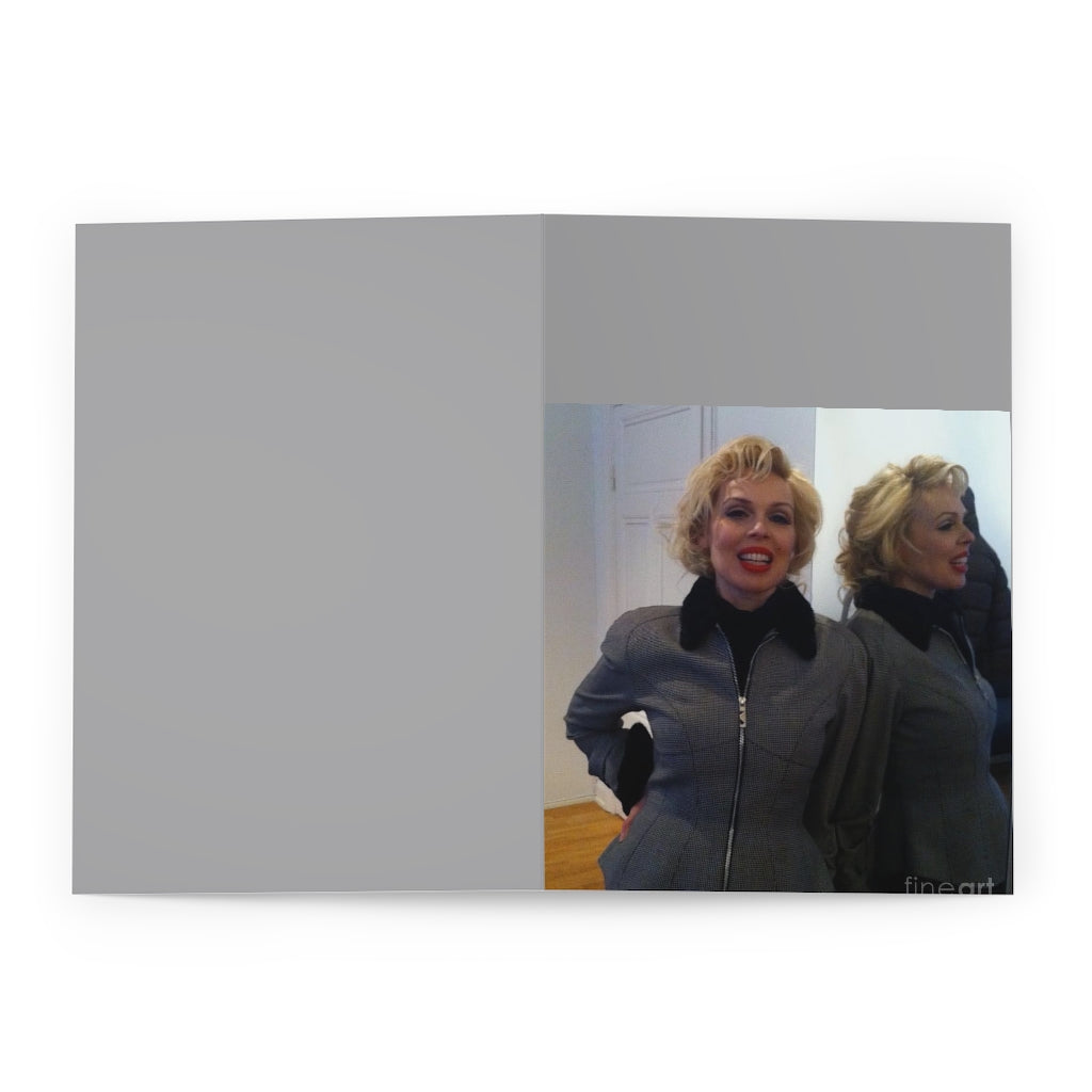 Michaela with Marilyn styling  Greeting Cards (5 Pack)