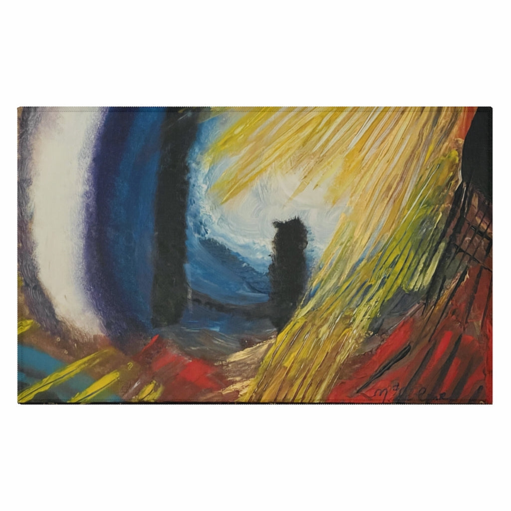 Sunset with an animal Rug