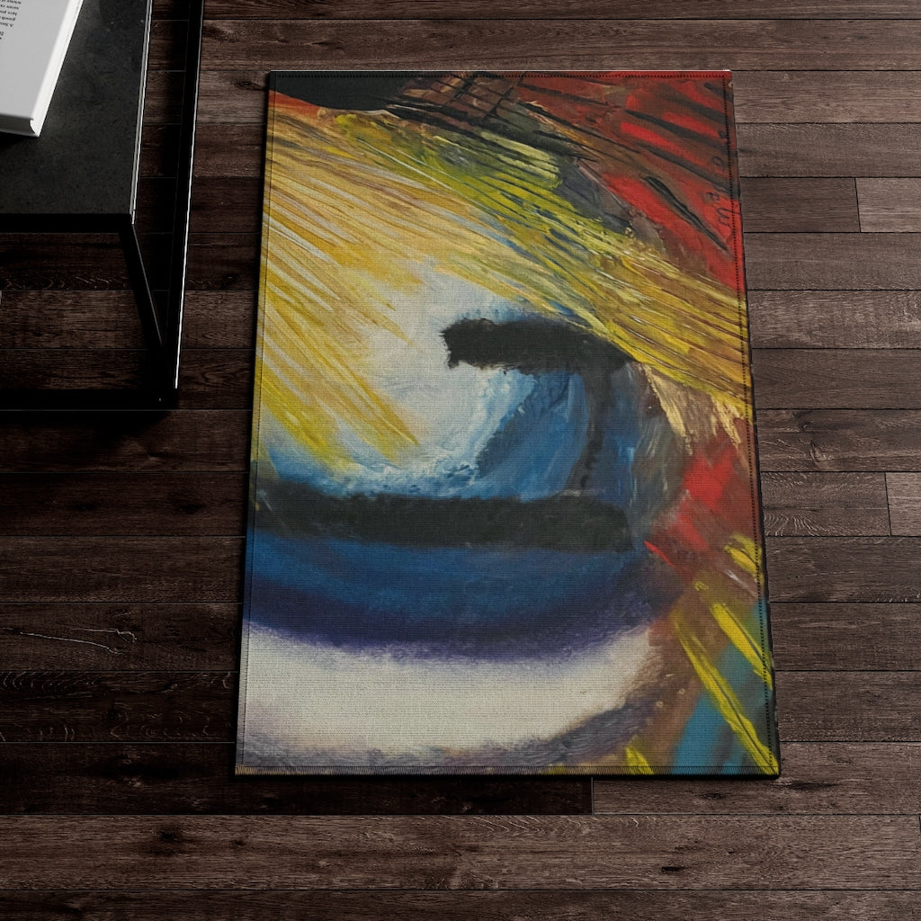 Sunset with an animal Rug