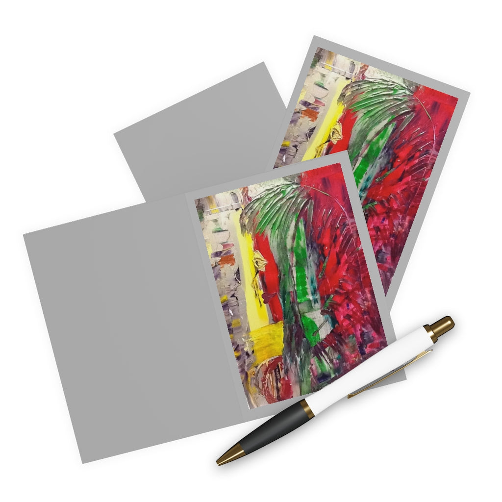 Royal Lady and her gard . Greeting Cards (5 Pack)