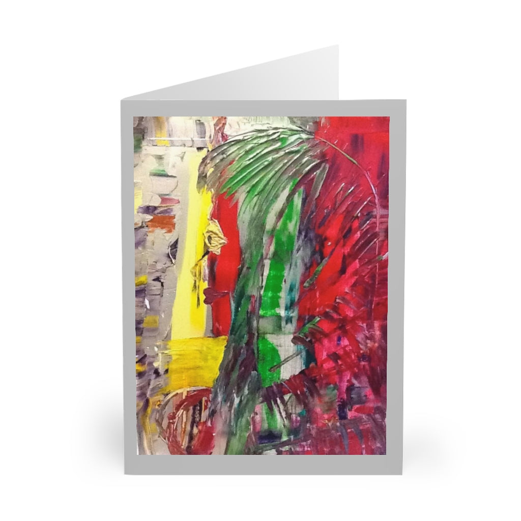 Royal Lady and her gard . Greeting Cards (5 Pack)