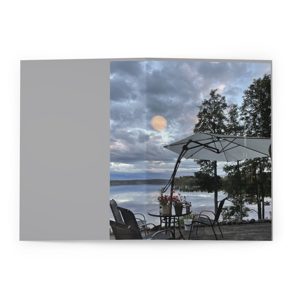 Grythyttan a small swedish village ,my view from home Greeting Cards (5 Pack)