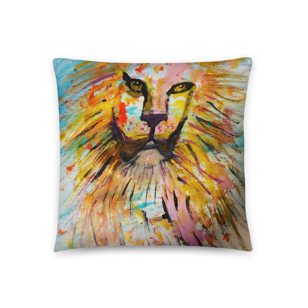 Pillow Lion of color