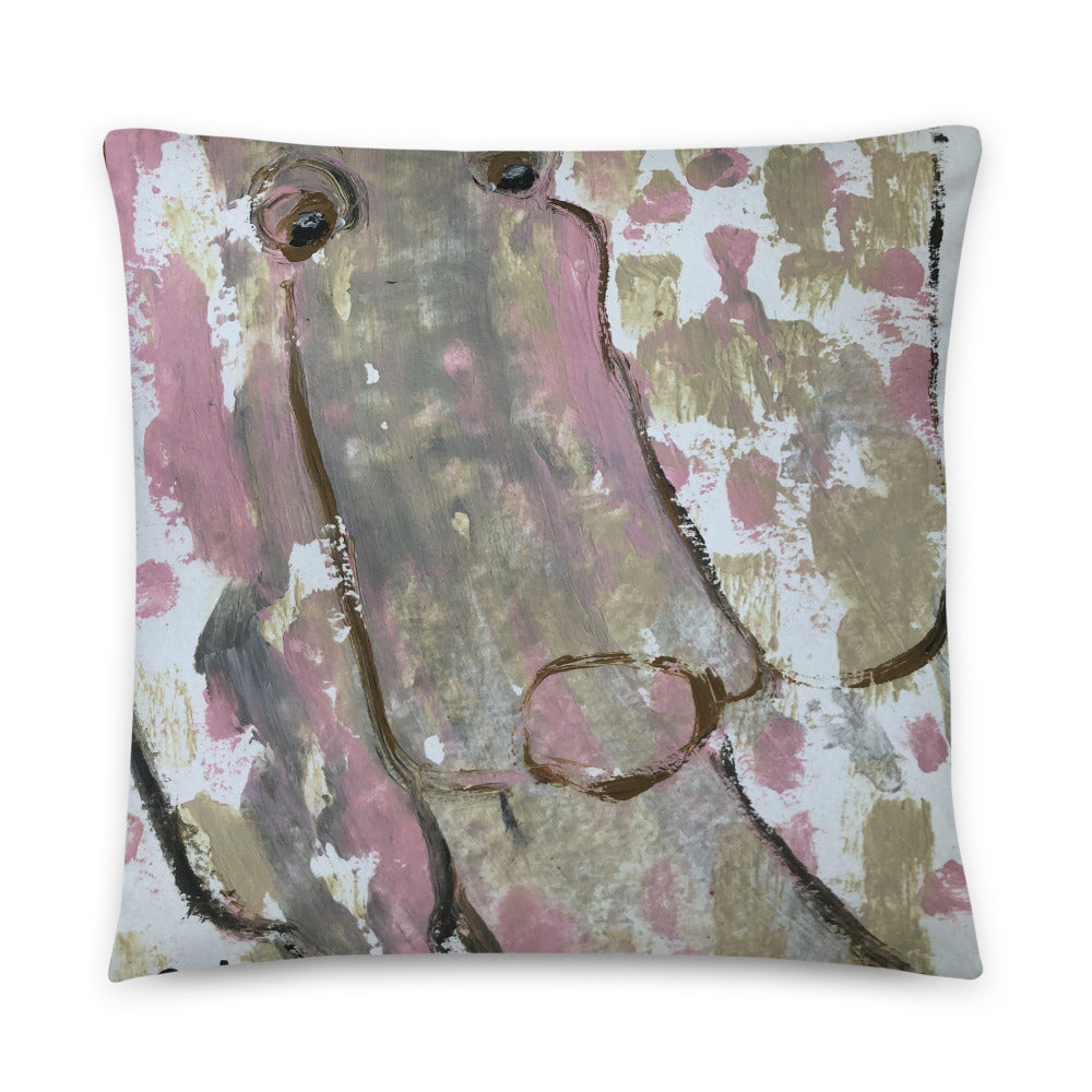 Pillow Pink  Dog