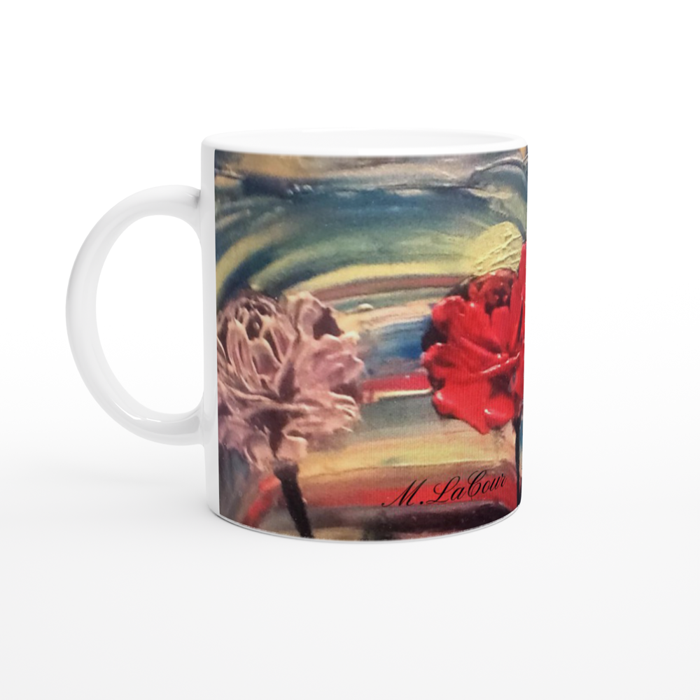 Roses red & purple  11oz Ceramic Mug