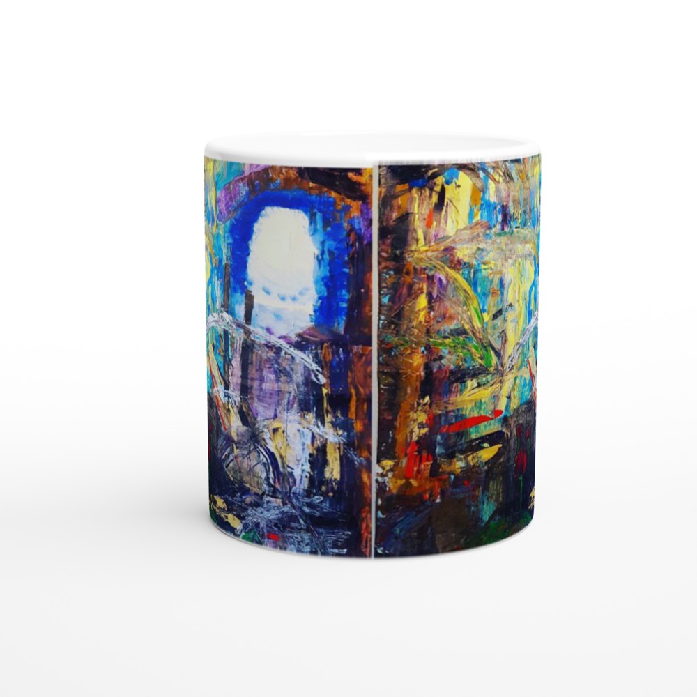 Paradise White 11oz Ceramic Mug