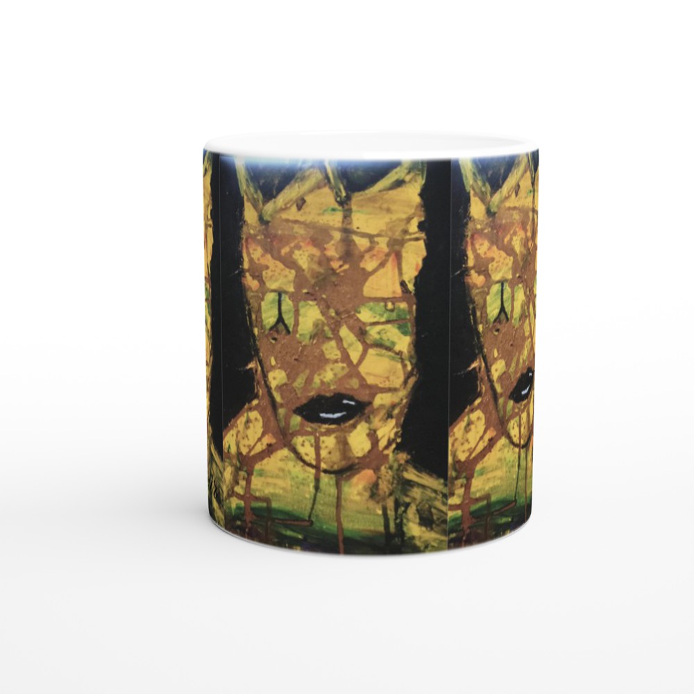 Peace Drama Queen White 11oz Ceramic Mug