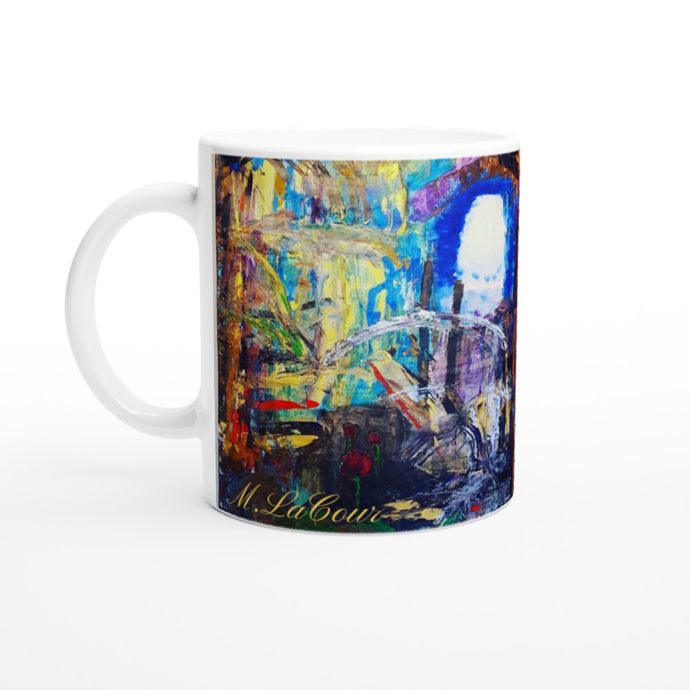 Paradise White 11oz Ceramic Mug