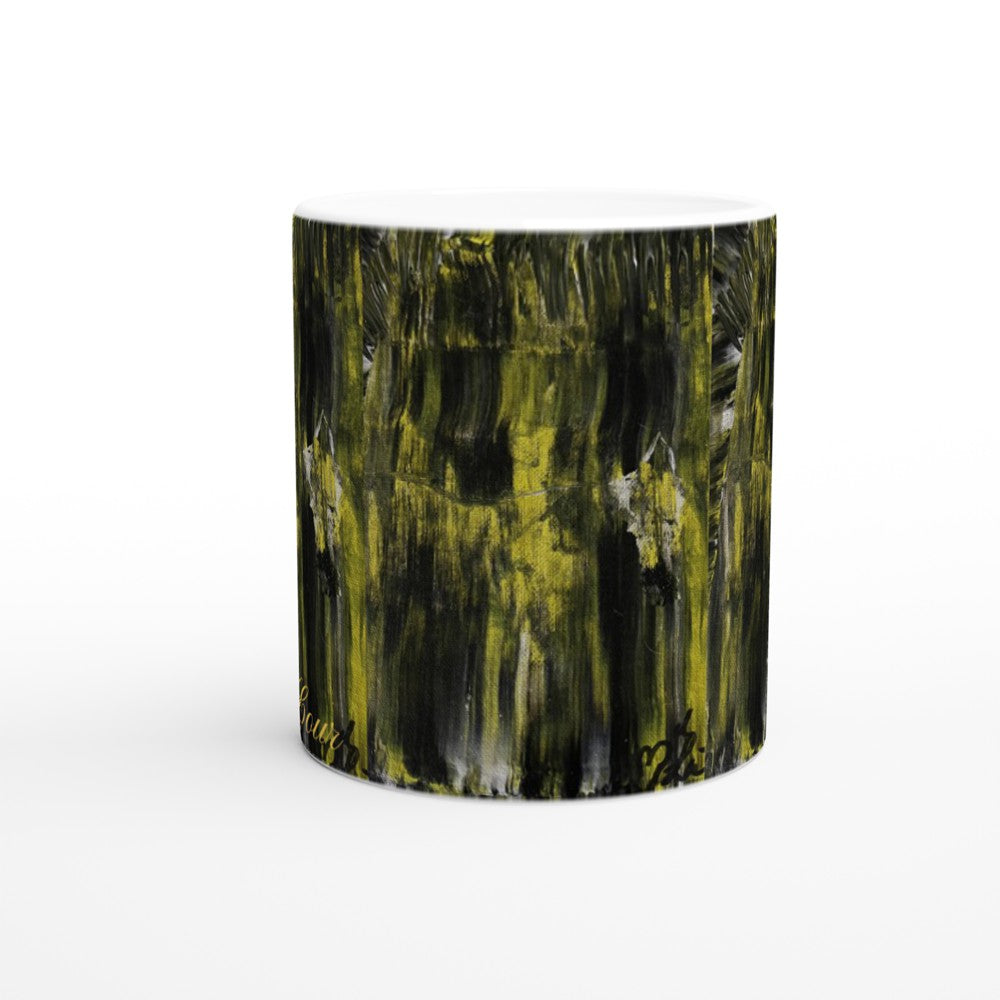 Zebra White 11oz Ceramic Mug